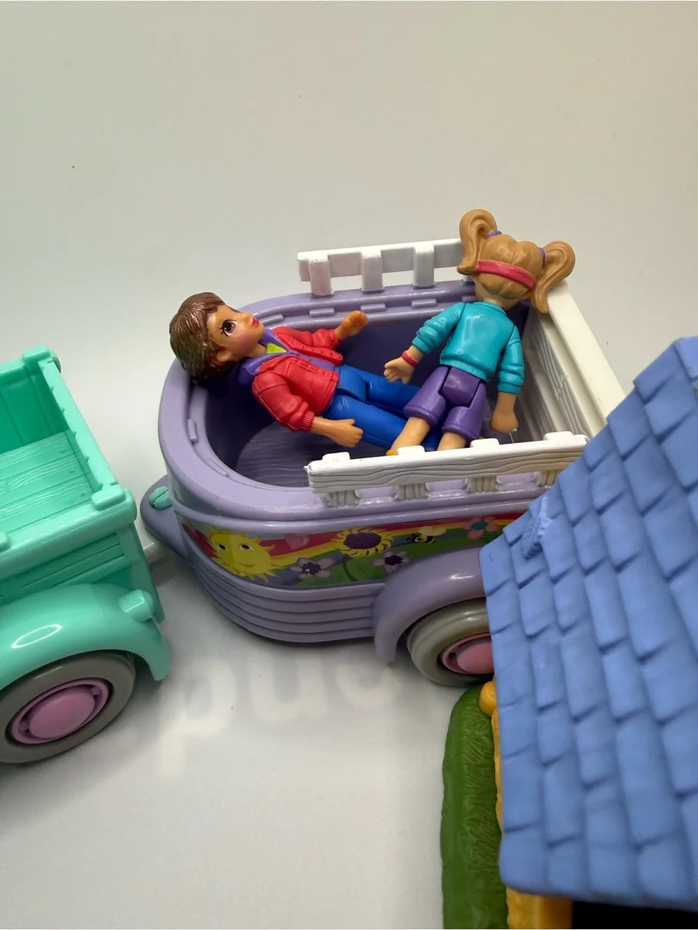 Fisher-Price loving family sweet streets petting farm truck & trailer figures